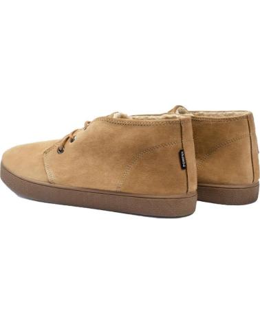 Zapatos de Hombre POMPEII BOTIN SERRAJE F BORREGO CAMEL