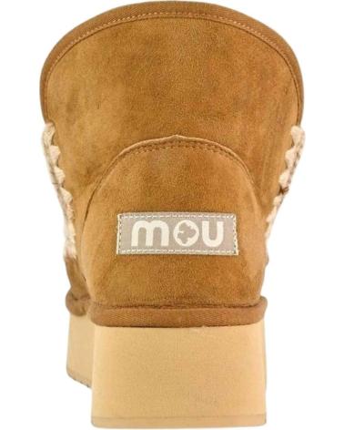 MOU BOTINES MINI ESKIMO PLATFORM BOOT COGNAC EN MARRON PARA MUJER BROWN