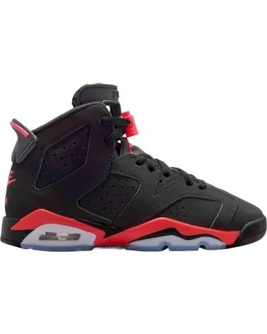 JORDAN ZAPATILLAS AIR 6 RETRO GS INFRARED SALESMAN EN NEGRO PARA NINOS UNISEX