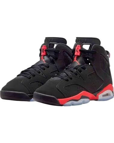 JORDAN ZAPATILLAS AIR 6 RETRO GS INFRARED SALESMAN EN NEGRO PARA NINOS UNISEX