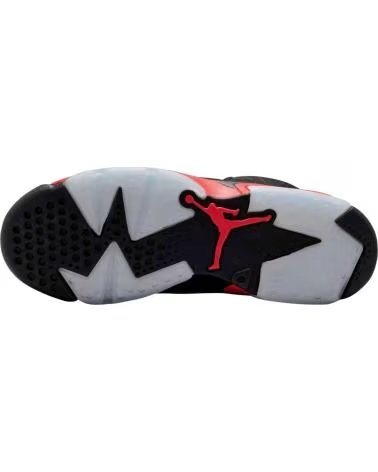 JORDAN ZAPATILLAS AIR 6 RETRO GS INFRARED SALESMAN EN NEGRO PARA NINOS UNISEX