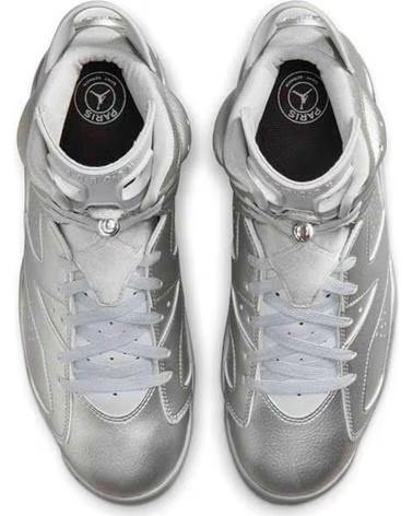 ZAPATILLAS AIR 6 RETRO X PSG METALLIC SILVER