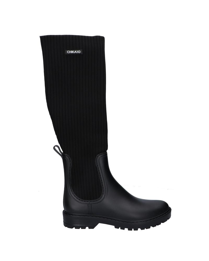 Woman Wellington Boots CHIKA10 RAIN 02  NEGRO-BLACK