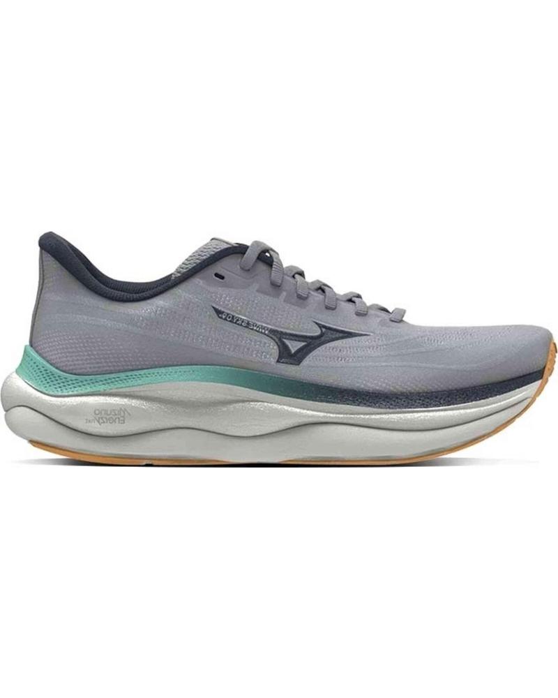 MIZUNO ZAPATILLAS DE RUNNING WAVE SKY 9 HARBOR MIST EN GRIS PARA HOMBRE
