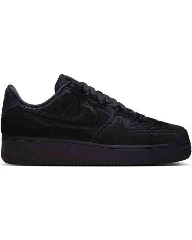 NIKE ZAPATILLAS AIR FORCE 1 07 W OFF NOIR PONY HAIR EN NEGRO PARA MUJER