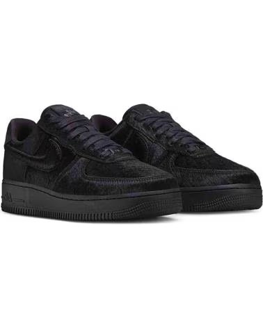 NIKE ZAPATILLAS AIR FORCE 1 07 W OFF NOIR PONY HAIR EN NEGRO PARA MUJER