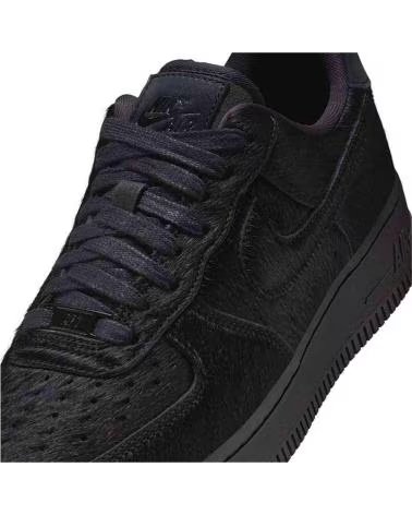 NIKE ZAPATILLAS AIR FORCE 1 07 W OFF NOIR PONY HAIR EN NEGRO PARA MUJER