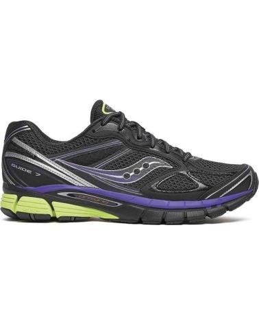 SAUCONY ZAPATILLAS PROGRID GUIDE 7 BLACK EN NEGRO PARA HOMBRE