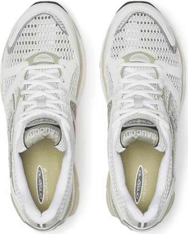 SAUCONY ZAPATILLAS PROGRID TRIUMPH 4 WHITE ONYX EN BLANCO PARA HOMBRE