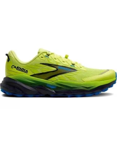 BROOKS ZAPATILLAS 1104571D722 EN AMARILLO PARA HOMBRE SUNNY LIME-BLACK-BLUE