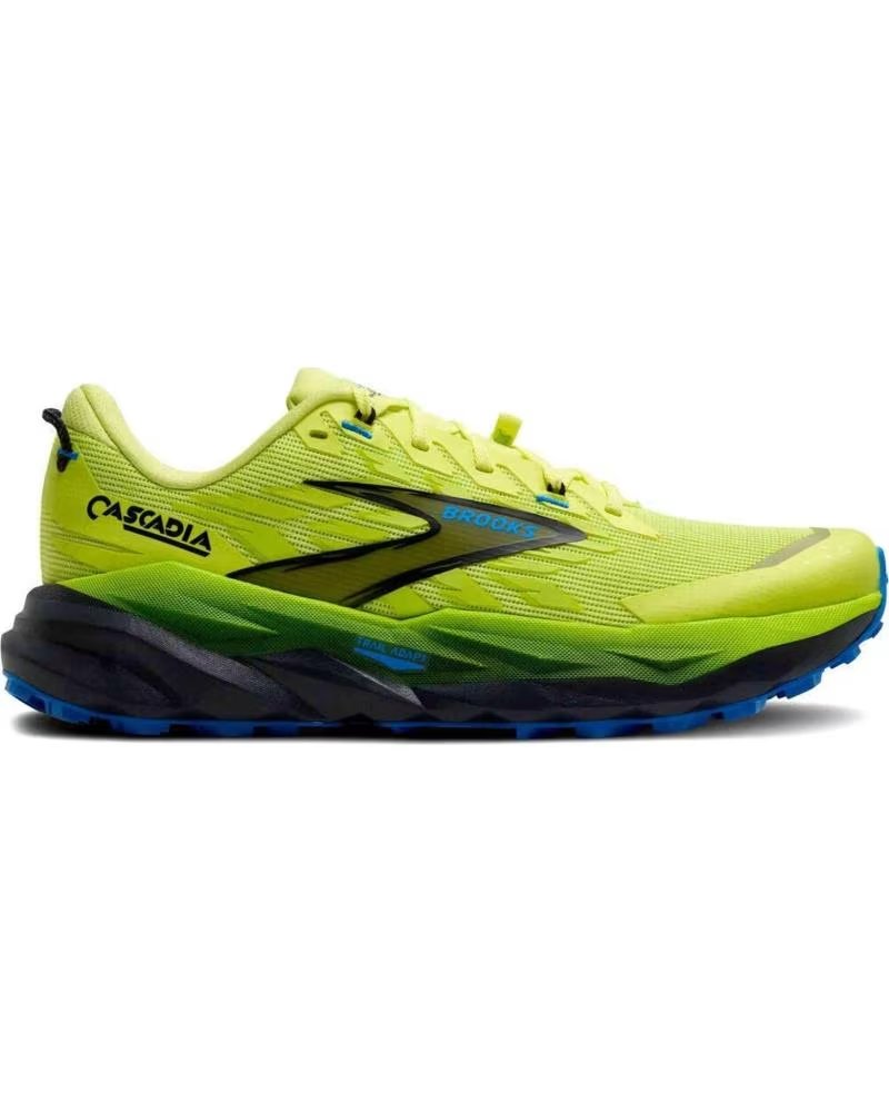 BROOKS ZAPATILLAS 1104571D722 EN AMARILLO PARA HOMBRE SUNNY LIME-BLACK-BLUE