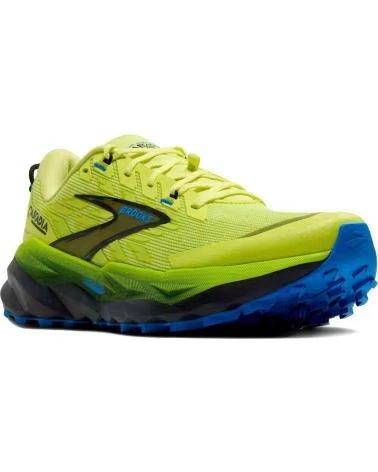 BROOKS ZAPATILLAS 1104571D722 EN AMARILLO PARA HOMBRE SUNNY LIME-BLACK-BLUE