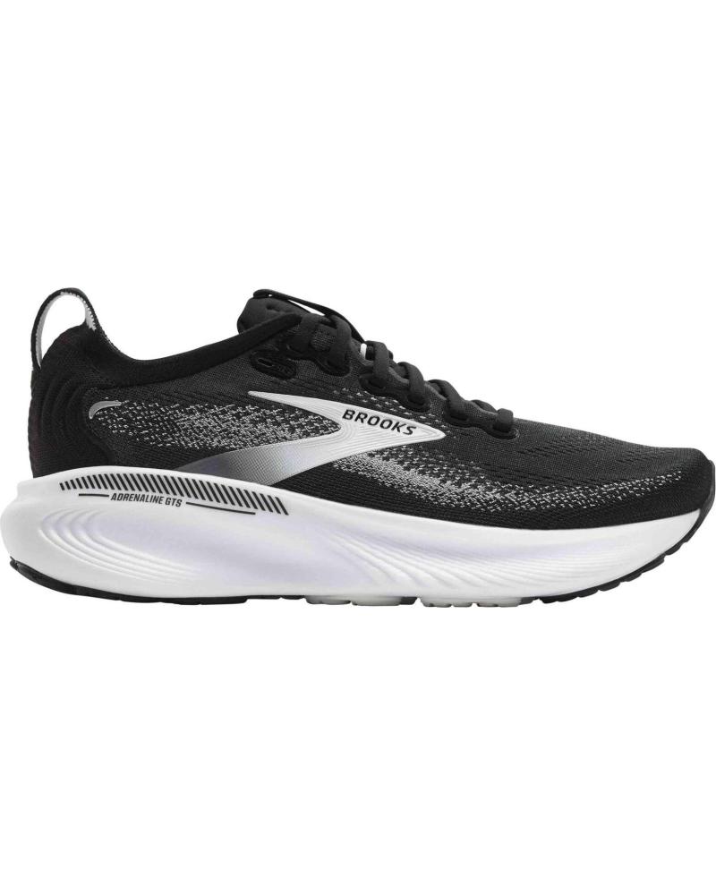BROOKS ZAPATILLAS DE RUNNING ZAPATILLAS ADRENALINE GTS 25 MEDIUM NEGRO EN NEGRO PARA HOMBRE BLANCO