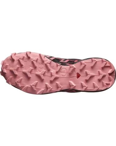 SALOMON ZAPATILLAS DE TREKKING SPEEDCROSS 6 GORE-TEX PARA MUJER NEGRO NINE IRON-BLACK-FLAMINGO PINK