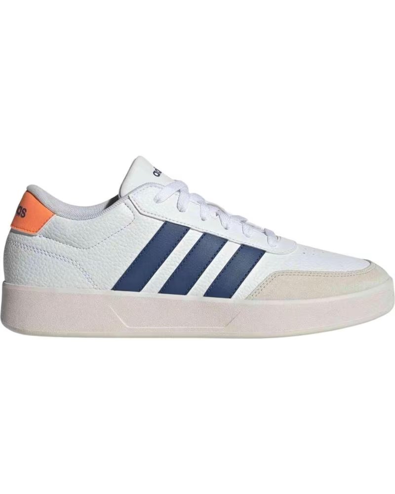 ADIDAS ZAPATILLAS ZAPATILLAS BREAKNET 3 0 BLANCO PURO AZUL EN BLANCO PARA HOMBRE NARANJA