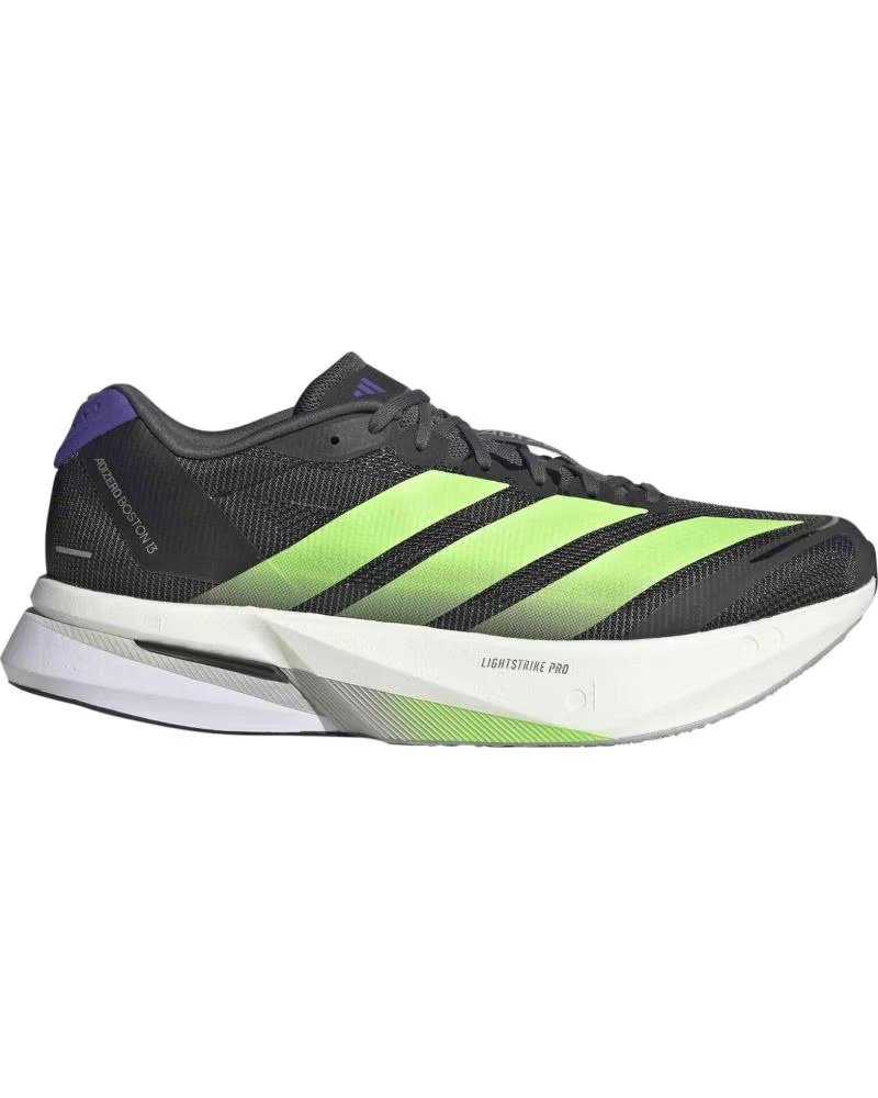 ADIDAS ZAPATILLAS ZAPATILLAS ADIZERO BOSTON 13 NEGRO EN NEGRO PARA HOMBRE VERDE