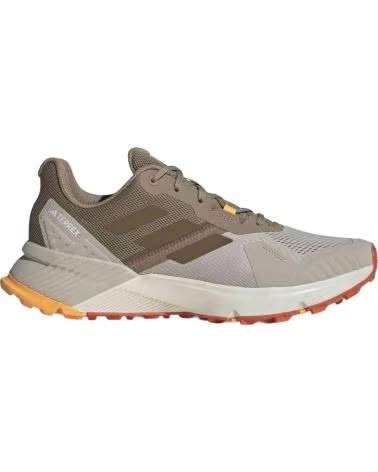ADIDAS ZAPATILLAS DE TREKKING ZAPATILLAS TERREX SOULSTRIDE VERDE EN GRIS PARA HOMBRE MARRON