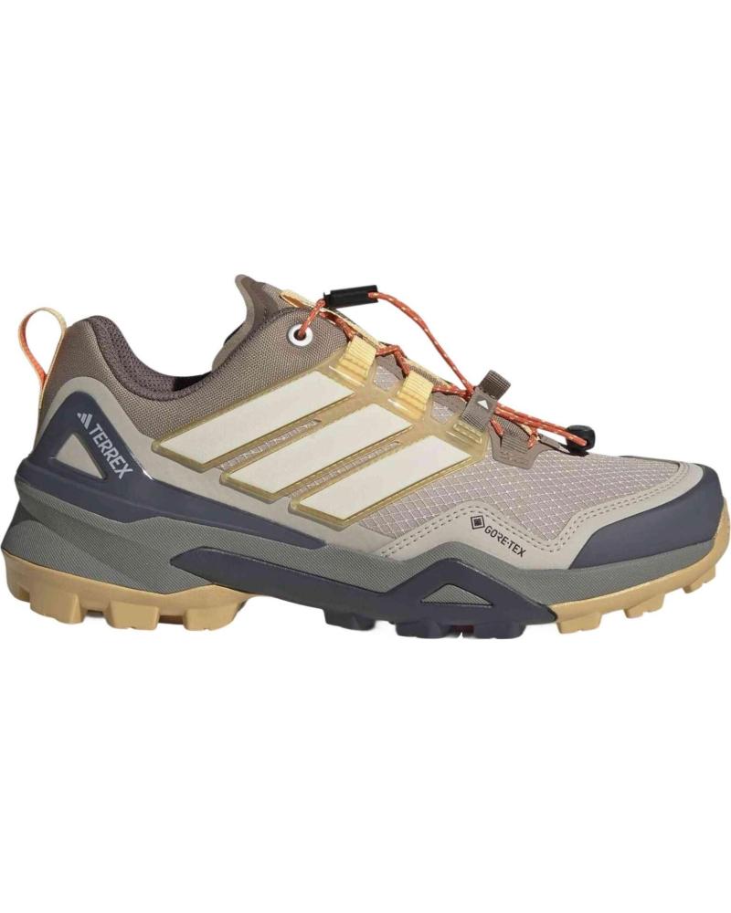 ADIDAS ZAPATILLAS DE TREKKING ZAPATILLAS TERREX SKYCHASER GORE-TEX MARRON BLANCO EN MARRON PARA MUJER CREMA