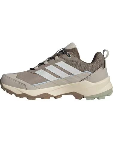 ADIDAS ZAPATOS DE MONTANA ZAPATILLAS TERREX SKYCHASER AX5 GORE-TEX MARRON BEIGE EN GRIS PARA HOMBRE BLANCO
