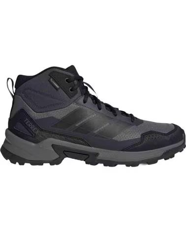 ADIDAS ZAPATILLAS DE TREKKING ZAPATILLAS TERREX EASTRAIL 3 MID GRIS NEGRO EN GRIS PARA HOMBRE CLIMAPROOF