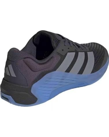 ADIDAS ZAPATILLAS ZAPATILLAS DROPSET 4 NEGRO PURO EN GRIS PARA HOMBRE