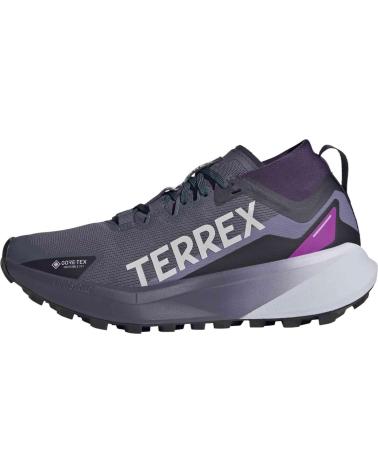 ADIDAS ZAPATILLAS DE TREKKING ZAPATILLAS TERREX AGRAVIC GORE-TEX VIOLETA BLANCO EN GRIS PARA MUJER