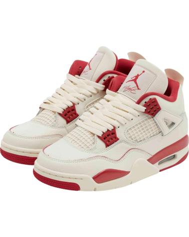 JORDAN ZAPATILLAS DE BALONCESTO AIR 4 RETRO W VALENTINES DAY - LOVER LETTER EN BLANCO PARA HOMBRE