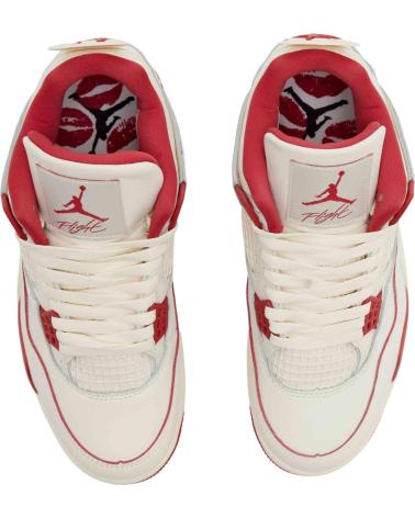 JORDAN ZAPATILLAS DE BALONCESTO AIR 4 RETRO W VALENTINES DAY - LOVER LETTER EN BLANCO PARA HOMBRE