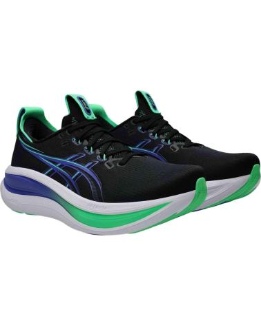ASICS ZAPATILLAS DE RUNNING 1011C127-003-M EN NEGRO PARA HOMBRE BLANCO