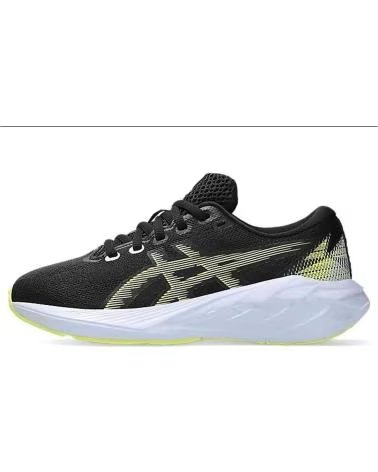 ZAPATILLAS DE RUNNING ASICS 1014A367-001 PARA NIÑOS BLACK-CITRON