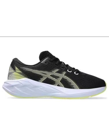 ZAPATILLAS DE RUNNING ASICS 1014A367-001 PARA NIÑOS BLACK-CITRON