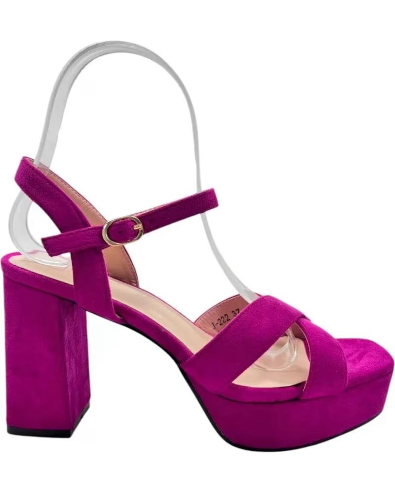 TIMBOS SANDALIA DE TACÓN Y PLATAFORMA 133255 BUGANVILLA VARIOS COLORES
