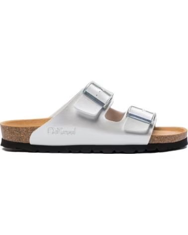 NATUNED SANDALIA CH05 PIEL PLATEADA PLATEADO