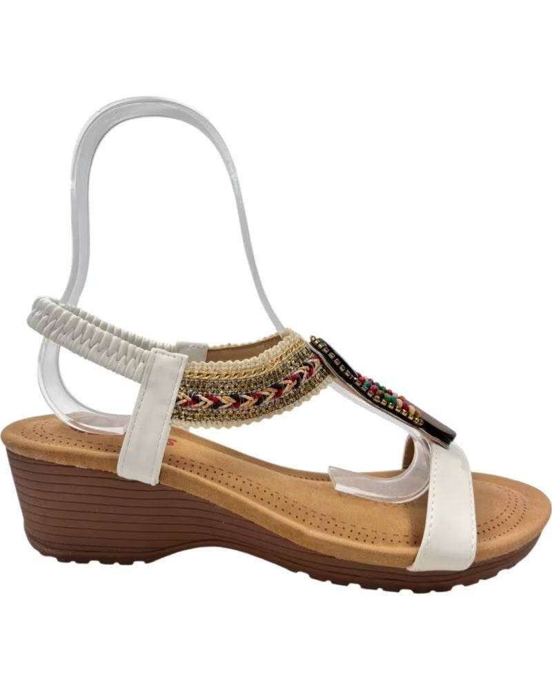 TIMBOS SANDALIA CUNA COMODA DE MUJER 133212 BLANCO