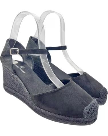 TIMBOS SANDALIA CUNA ESPARTO MUJER 133210 NEGRO