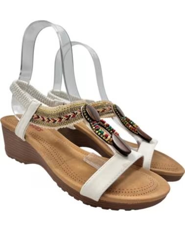 TIMBOS SANDALIA CUNA COMODA DE MUJER 133212 BLANCO