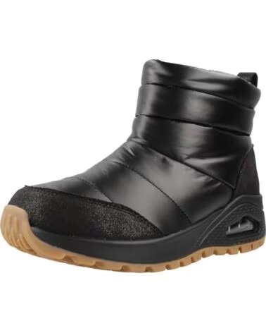 SKECHERS BOTINES MUJER MODELO 168127S COLOR NEGRO BBK
