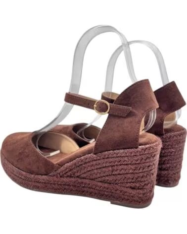 TIMBOS SANDALIA CUNA ESPARTO MUJER MARRON 133204 MARRóN
