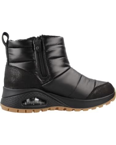 SKECHERS BOTINES MUJER MODELO 168127S COLOR NEGRO BBK