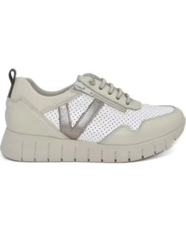 TEKILA ZAPATILLAS DE PIEL PARA MUJER CON CREMALLERA Y CORDONES ELASTICOS HECHO EN ESPANA TALLAS 35 A 41 MODELO 6090 VARIOS COLOR