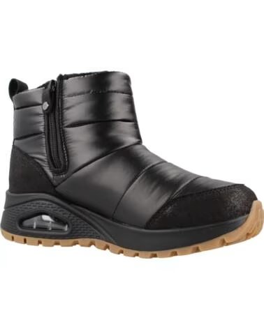 SKECHERS BOTINES MUJER MODELO 168127S COLOR NEGRO BBK