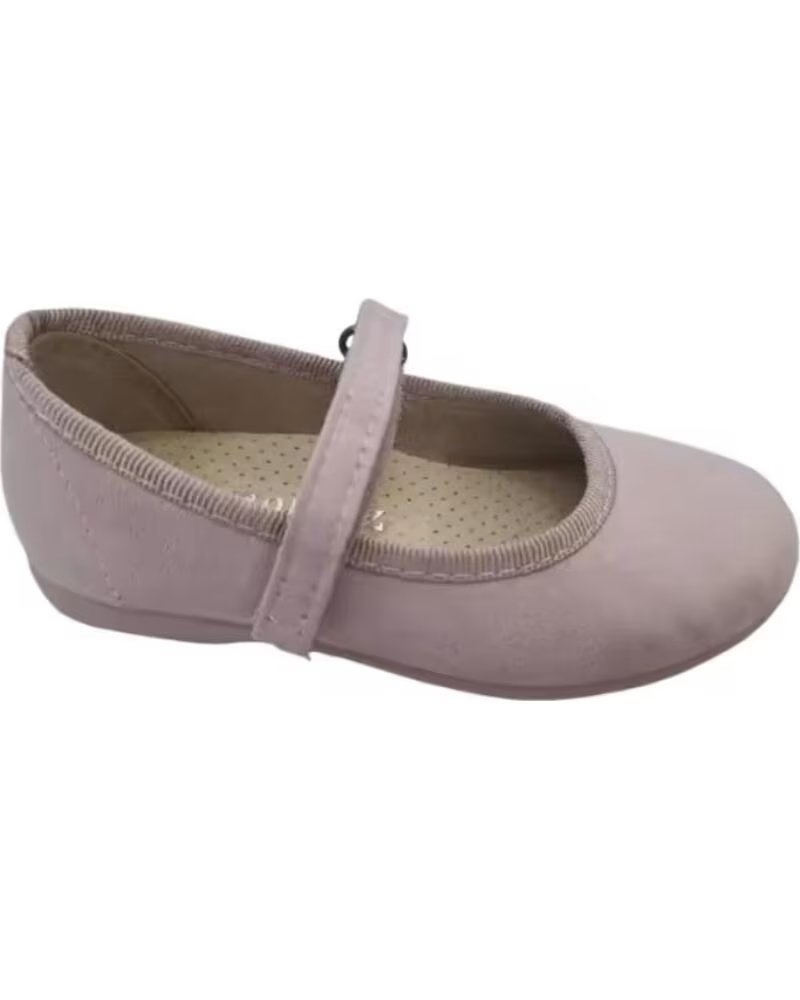CONDIZ MERCEDITAS DE NINA EN TELA CON TIRA DE VELCRO TALLAS 20 A 38 MODELO 1750 ROSA