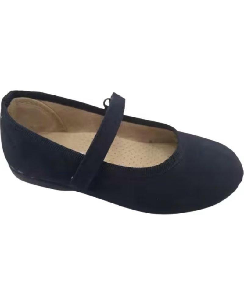 CONDIZ MERCEDITAS DE NINA EN TELA CON TIRA DE VELCRO TALLAS 20 A 38 MODELO 1750 AZUL