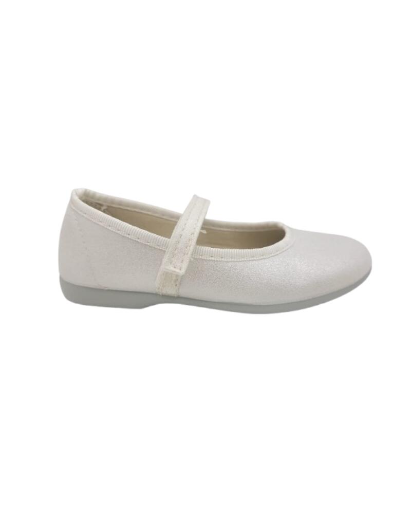 CONDIZ MERCEDITAS INFANTILES VARIOS COLORES CON CIERRE DE VELCRO RESPETUOSO TALLAS 19 A 41 MODELO 850 BLANCO