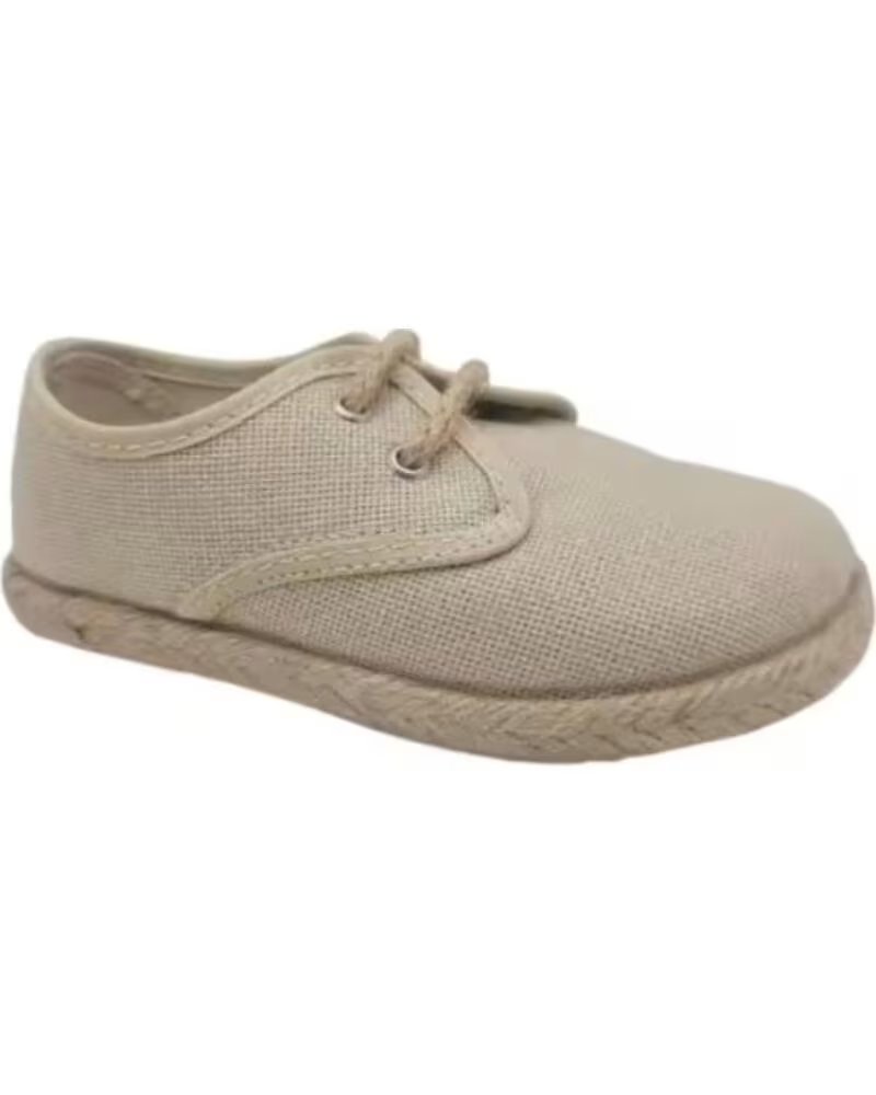 CONDIZ ESPARTENA DE LONA CON CORDONES PARA NINO EN VARIOS COLORES TALLAS 20 A 35 MODELO 267 GOLD