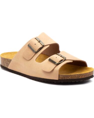 MORXIVA SANDALIA DE HOMBRE TIPO BIO DE PIEL CON HEBILLAS MODELO 8020 39 A 47 VERDE