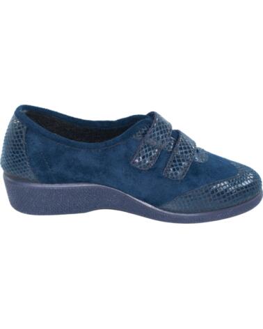 SEVILLAS ZAPATILLAS DEPORTIVAS AEROBIC BAMARA DE MUJER CON DOBLE VELCRO Y PLANTILLA DRACO TALLAS 35 A 41 MODELO 765-8 AZUL