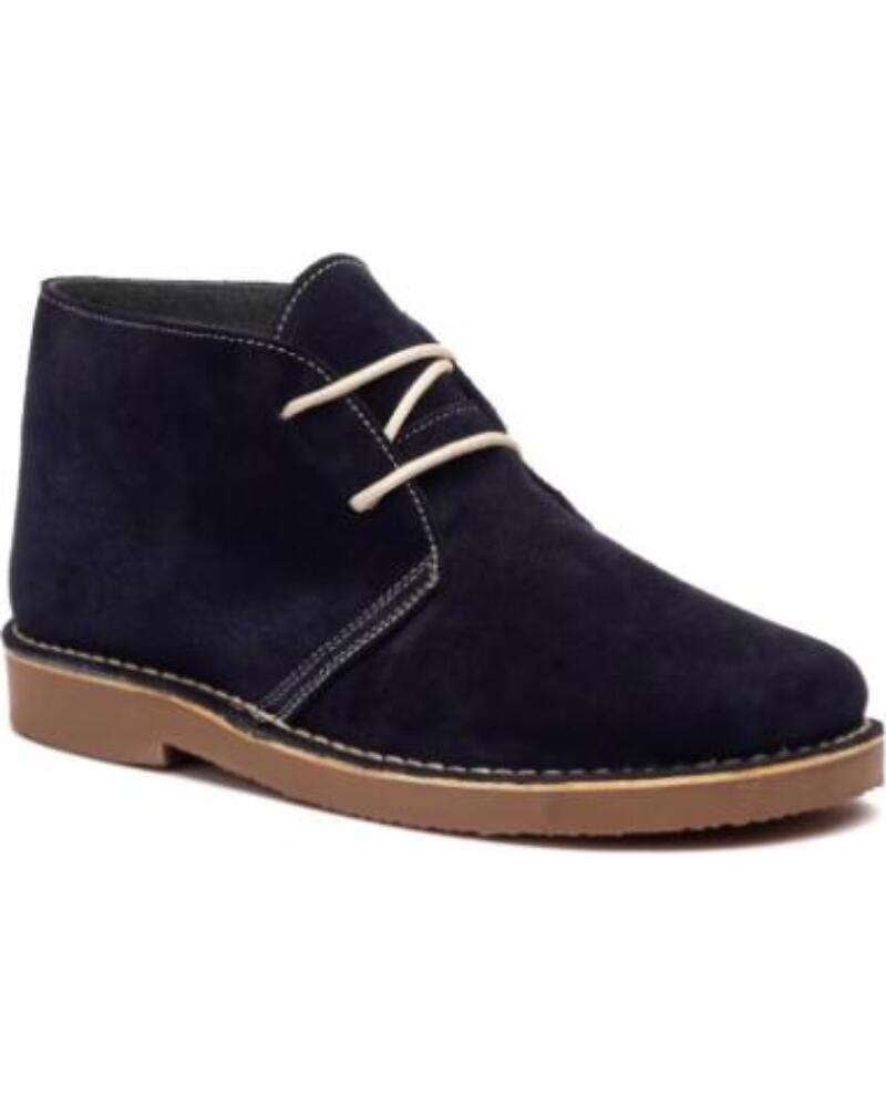 SAFARI BOTIN DE PIEL SERRAJE PARA HOMBRE HECHO EN ESPANA TALLAS 40 A 45 MODELO 6012 AZUL