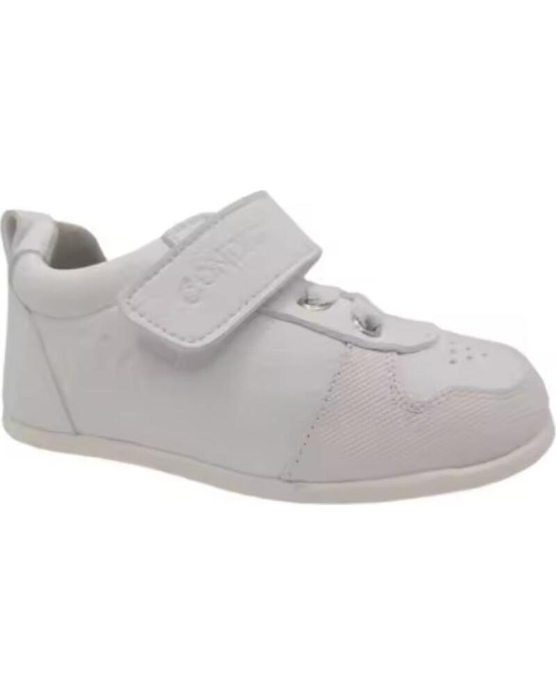 CONDIZ ZAPATILLAS CALZADO RESPETUOSO PARA NINO Y NINA TALLAS 20 A 32 MODELO Z126 BLANCO