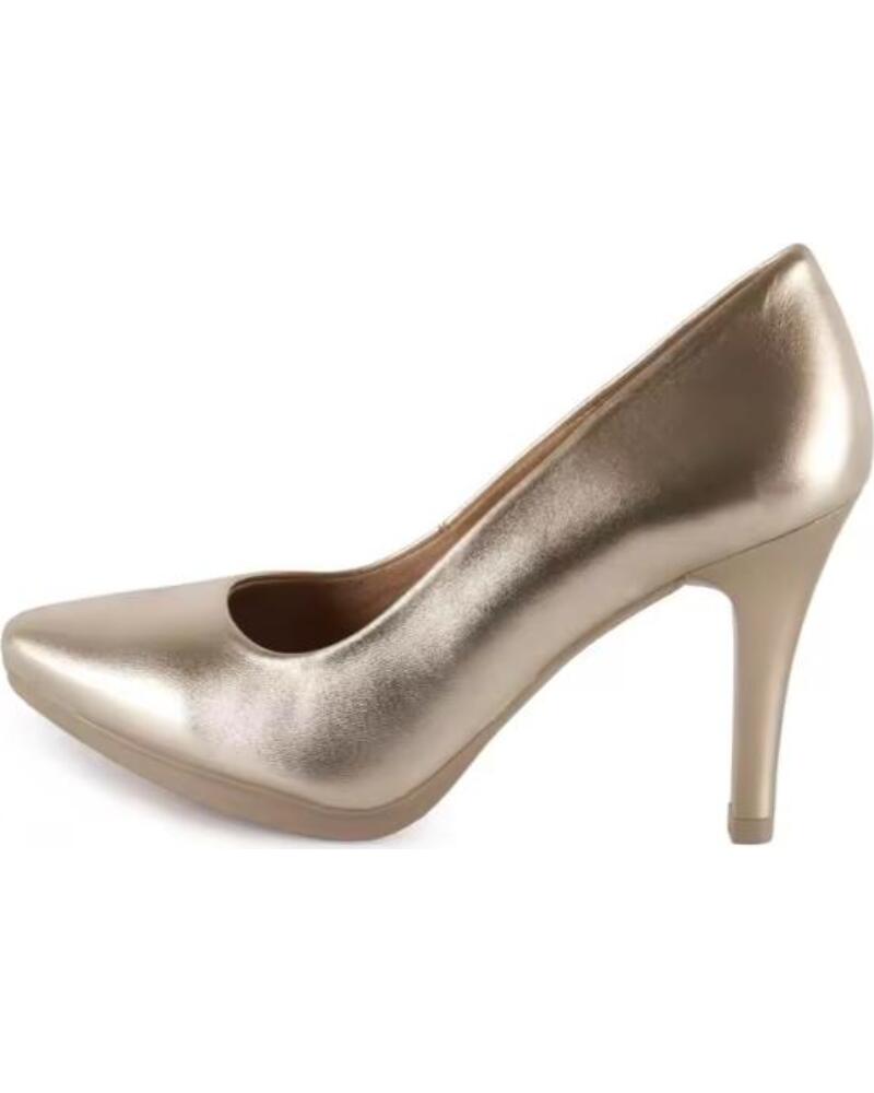 CHAMBY ZAPATO DE SALON CON TACON ALTO PLANTILLA GEL HECHO EN ESPANA TALLAS 35 A 41 MODELO 4365 PLATEADO